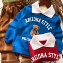 2849-ست خرسی یقه دار 