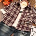 2721-سه تیکه چهارخونه لی