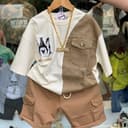 2358-تیشرت ترکیبی کتان